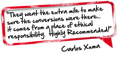 Carlos Xuma testimonial